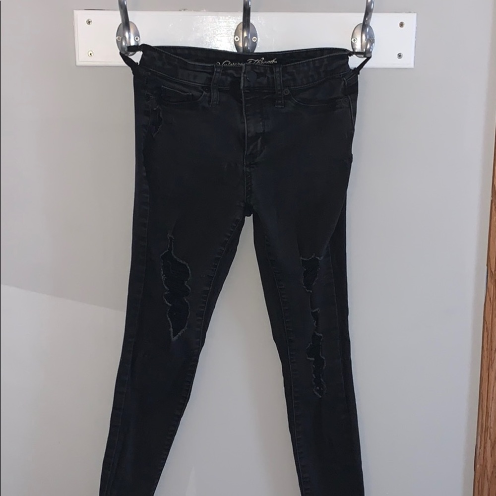 Black skinny jeans